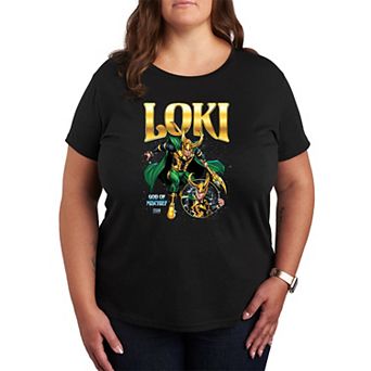 Plus Size Loki God Of Mischief Graphic Tee