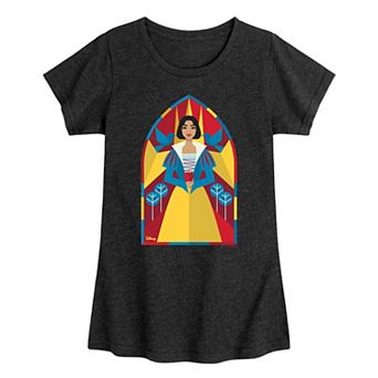Disney's Snow White Girls 7-16 Stained Glass Tee