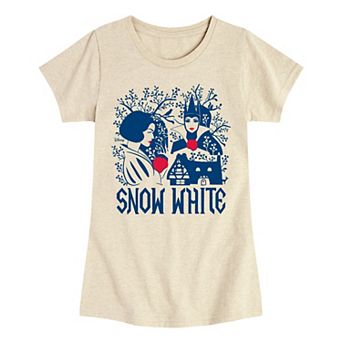 Disney's Snow White Girls 7-16 Floral Pattern Tee