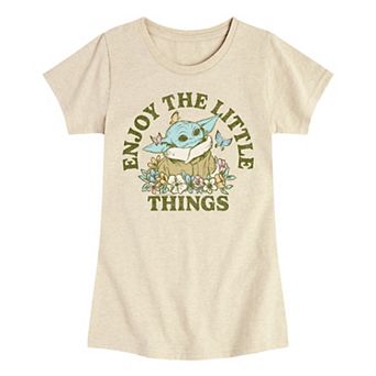 Girls 7-16 The Mandalorian Grogu The Little Things Tee