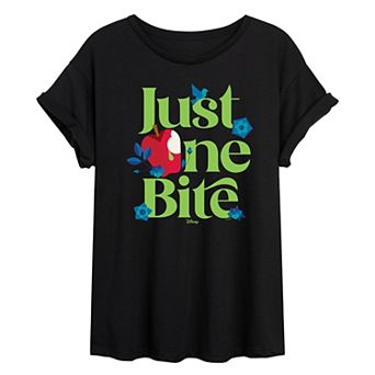 DIsney's Snow White Juniors' Just One Bite Oversized Tee