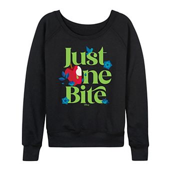 Disney's Snow White Women's Just One Bite French Terry Long Sleeve Tee