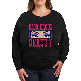 Disney's Snow White Evil Queen Plus Size Dangerous Beauty French Terry Long Sleeve Tee