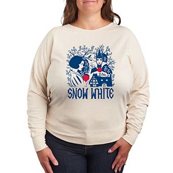 Disney's Snow White Evil Queen Plus Size Apple French Terry Long Sleeve Tee