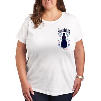 Disney's Snow White Plus Size Left Chest Graphic Tee