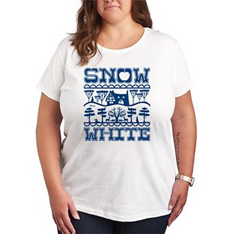 Disney's Snow White Plus Size Patterns Graphic Tee
