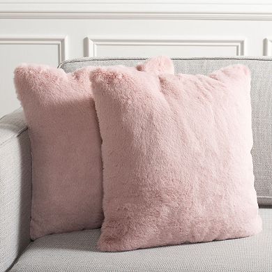 Safavieh Flayn 2-Pack Faux-Fur Pillows