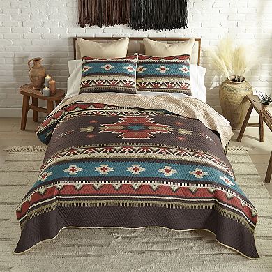 Donna Sharp Mahogany Desert 3-pc. Quilt Set with Shams