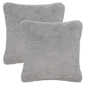 Safavieh Flayn 2-Pack Faux-Fur 22 in Pillows
