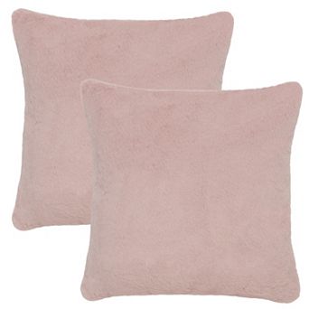 Safavieh Flayn 2-Pack Faux-Fur 22 in Pillows