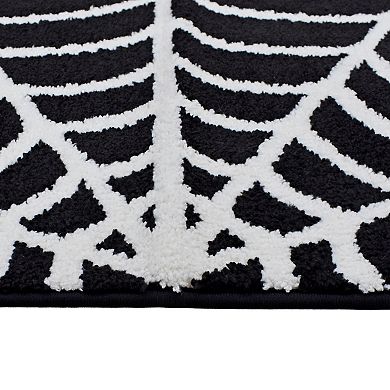 Celebrate Together™ Halloween Spiderweb Throw Rug