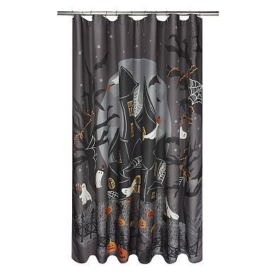 Celebrate Together™ Halloween Haunted House Shower Curtain