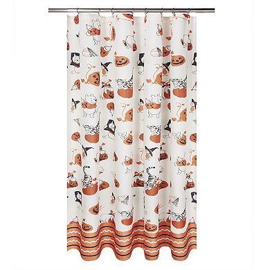 Celebrate Together Disney's Winnie the Pooh And Friends Halloween Shower Curtain