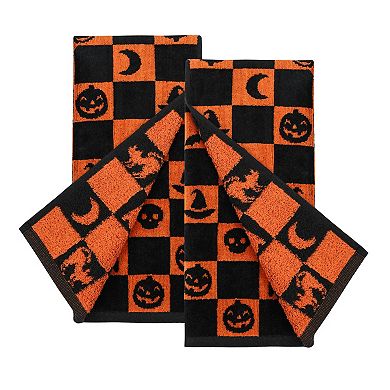 Celebrate Together™ Halloween Check Hand Towel