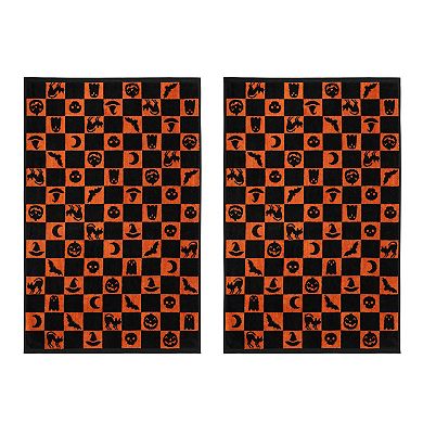 Celebrate Together™ Halloween Check Hand Towel