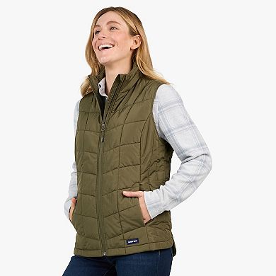 Women's Lands' End Insulated Lightweight Puffer Vest