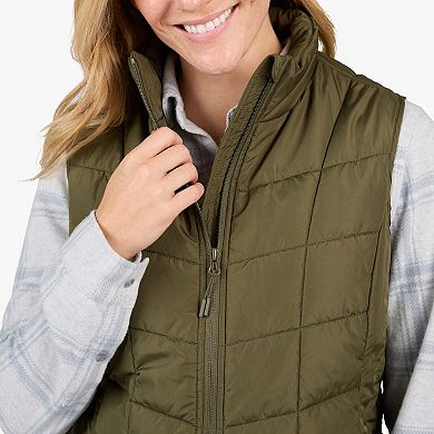 Women's Lands' End Insulated Lightweight Puffer Vest