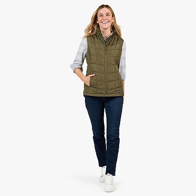 Women's Lands' End Insulated Lightweight Puffer Vest
