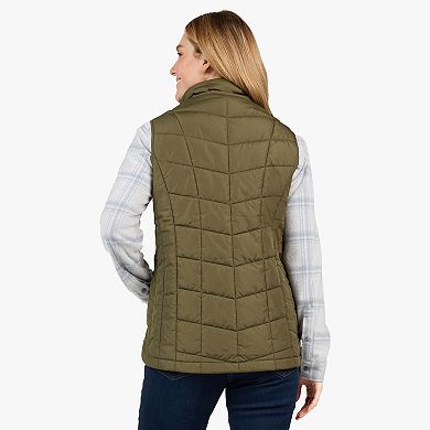 Women's Lands' End Insulated Lightweight Puffer Vest