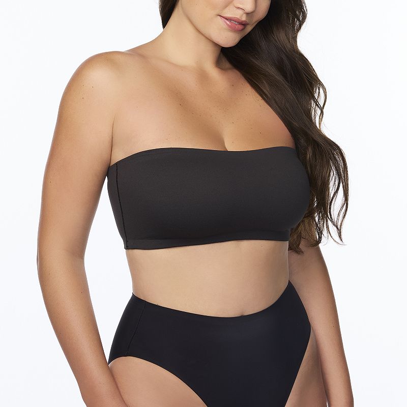 Naomi and Nicole® Real Smooth Strapless Bra Bandeau 7561, Women's, Size: Small, Black