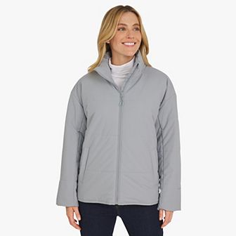 Women's Lands' End Air-Fill Jacket with Hidden Hood