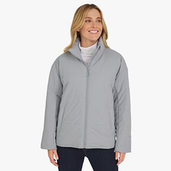 Women's Lands' End Air-Fill Jacket with Hidden Hood