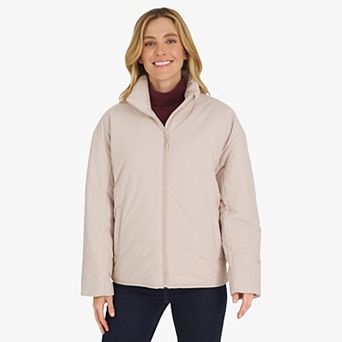 Women's Lands' End Air-Fill Jacket with Hidden Hood
