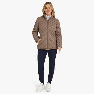 Women's Lands' End Lightweight Packable Puffer Jacket
