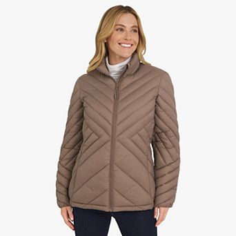 Women's Lands' End Lightweight Packable Puffer Jacket