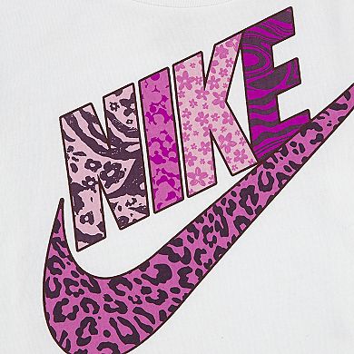 Toddler Girls Nike Animal Print Boxy Graphic T-shirt