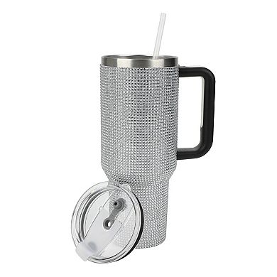Rhinestone 40-oz. Stainless Steel Water Bottle
