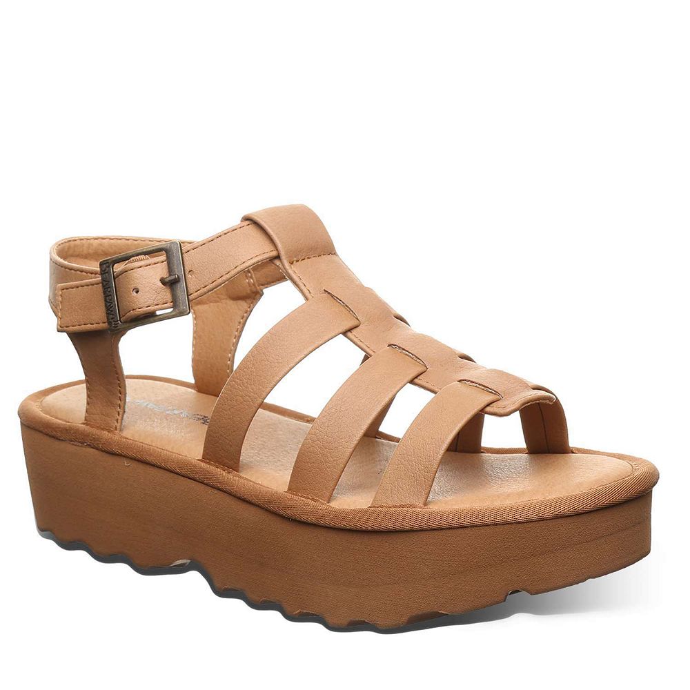 Beaumont Buckle Platform Sandals