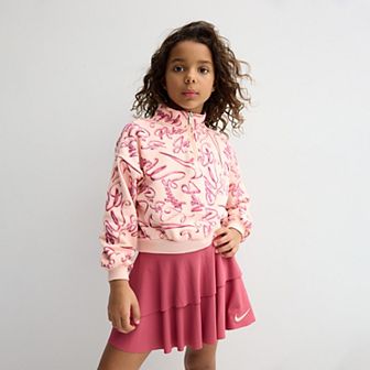 Girls 4-6x Nike Swoosh On Pointe Sweatshirt & Dri-FIT Skort 2 pc Set