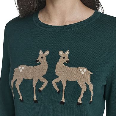 Women's Nautica Novelty Holiday Crewneck Sweater