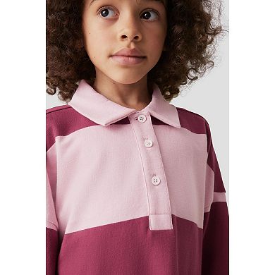 Girls 4-12 NEXT Stripe 100% Cotton Rugby Dress