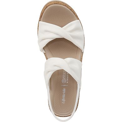LifeStride Riley Women's Slingback Wedge Sandals