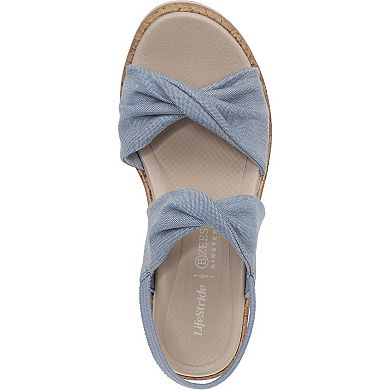 LifeStride Riley Women's Slingback Wedge Sandals