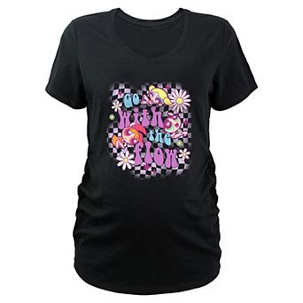 Maternity The Powerpuff Girls Go With The Flow Graphic Tee