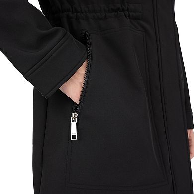 Women's Nine West Fleece-Lined Hooded Softshell Jacket