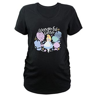 Disney's Alice In Wonderland Wonderful Easter Maternity Graphic Tee