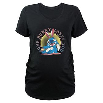 Disney's Lilo & Stitch Some Bunny Loves You Maternity Graphic Tee