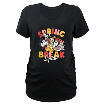Disney's Mickey Mouse & Friends Spring Break Squad Maternity Graphic Tee