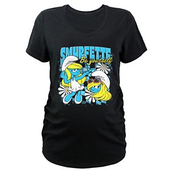 Maternity Smurfs Smurfette Be Yourself Graphic Tee