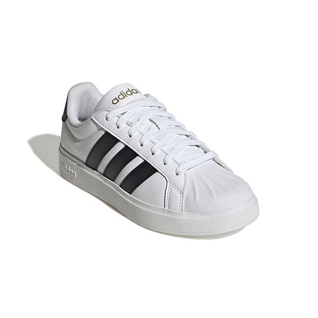 adidas gazelle silver green womens White Double Stripe Sneakers *FINAL SALE* – SSYS main image 0