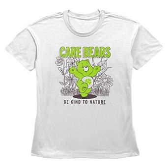 Women's Care Bears Good Luck Bear Be Kind To Nature Graphic Tee