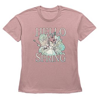 Disney's Alice In Wonderland Hello Spring Women's Graphic Tee