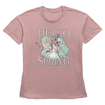 Disney's Alice In Wonderland Hello Spring Women's Graphic Tee