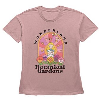 Disney's Alice In Wonderland Botanical Gardens Women's Graphic Tee