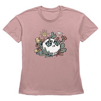Disney's Nightmare Before Christmas Jack Skellington Desert Scene Women's Graphic Tee