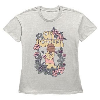 Disney's Winnie The Pooh Oh Bother Flower Frame Women's Graphic Tee